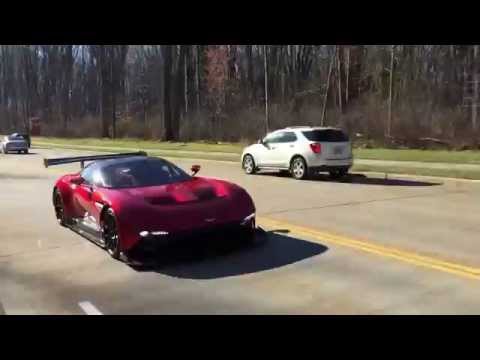Aston Martin Vulcan on the streets