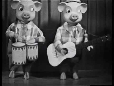 Pinky & Perky - Let`s Twist Again  (“Crackerjack”-Show, BBC) (1962)