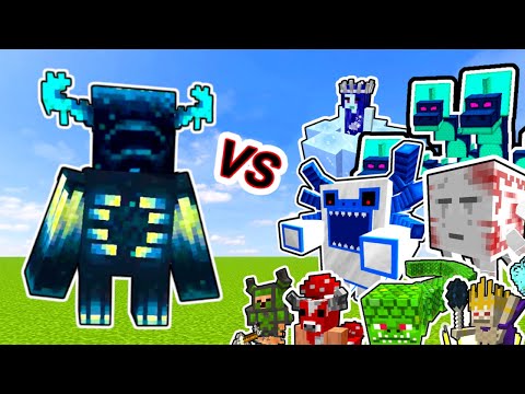 Warden Vs. Twilight Forest Monsters in Minecraft