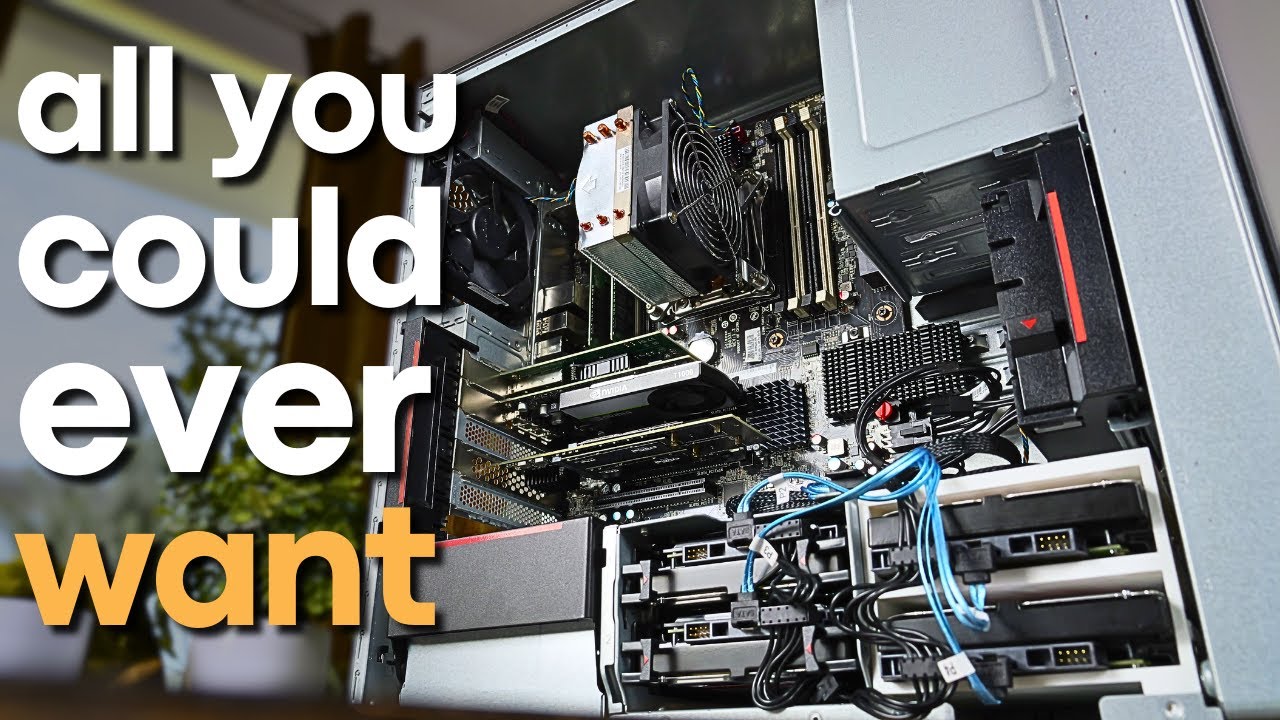 A SERIOUS Home Server That's Affordable [Lenovo P520]