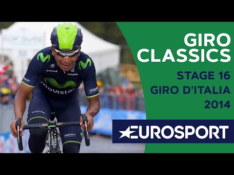 'What a performance!' - Quintana wins Stage 16 in 2014 | Giro Classics | Cycling | Eurosport