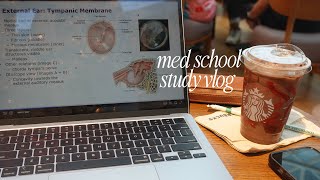 med school study vlog | super productive week at uni, modelling, pilates, ent 
