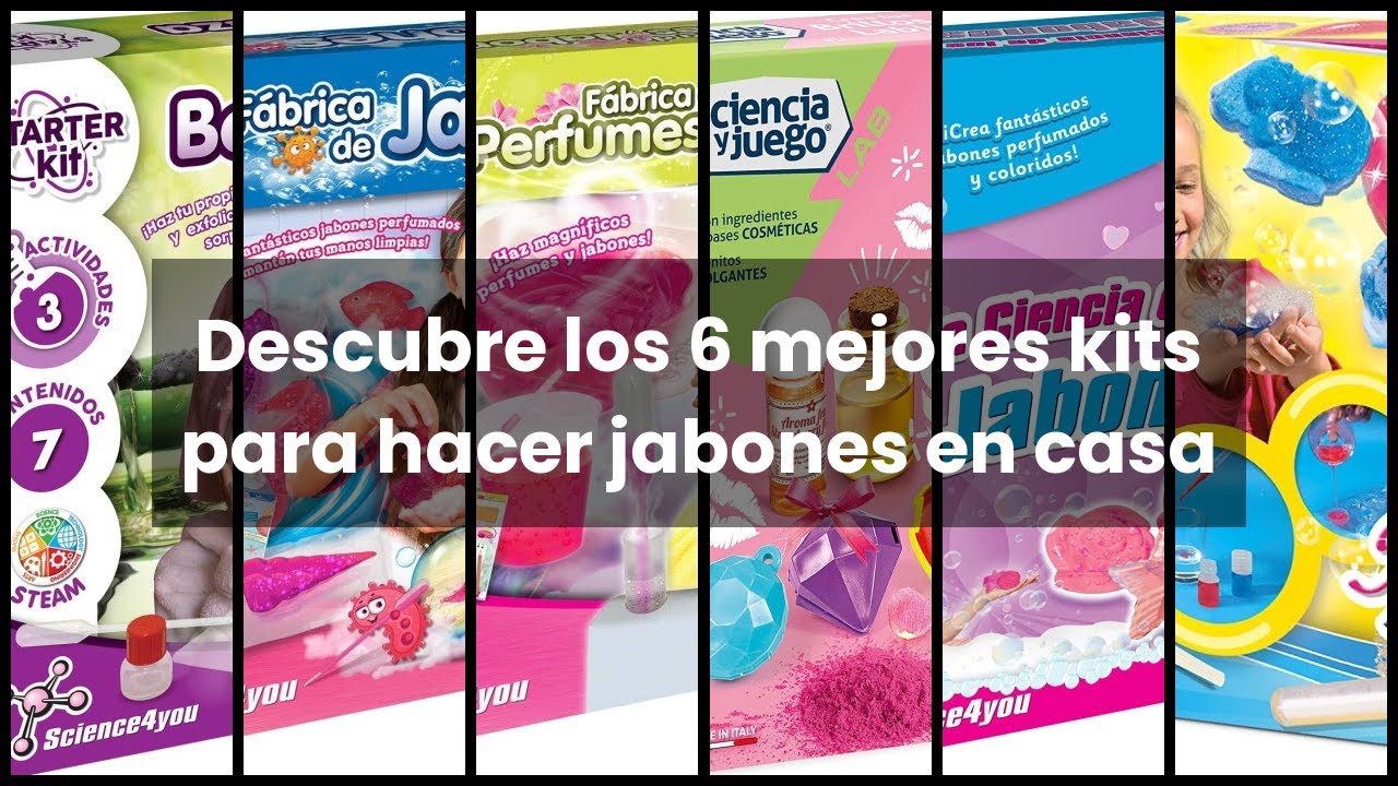 【Juego hacer jabones】Descubre los 6 mejores kits para hacer jabones en casa ✔