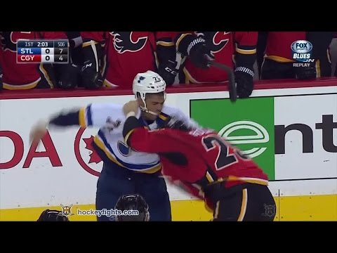 Ryan Reaves vs Brandon Bollig
