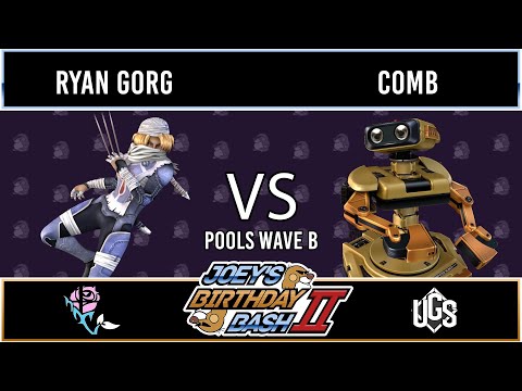 Joey's Birthday Bash 2  -  Pools Wave B  -  ryan gorg(Sheik) Vs. Comb(ROB)