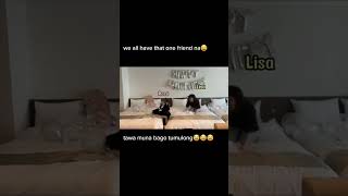 Remember when rosé fall in bed? #lisa #rose #blackpink