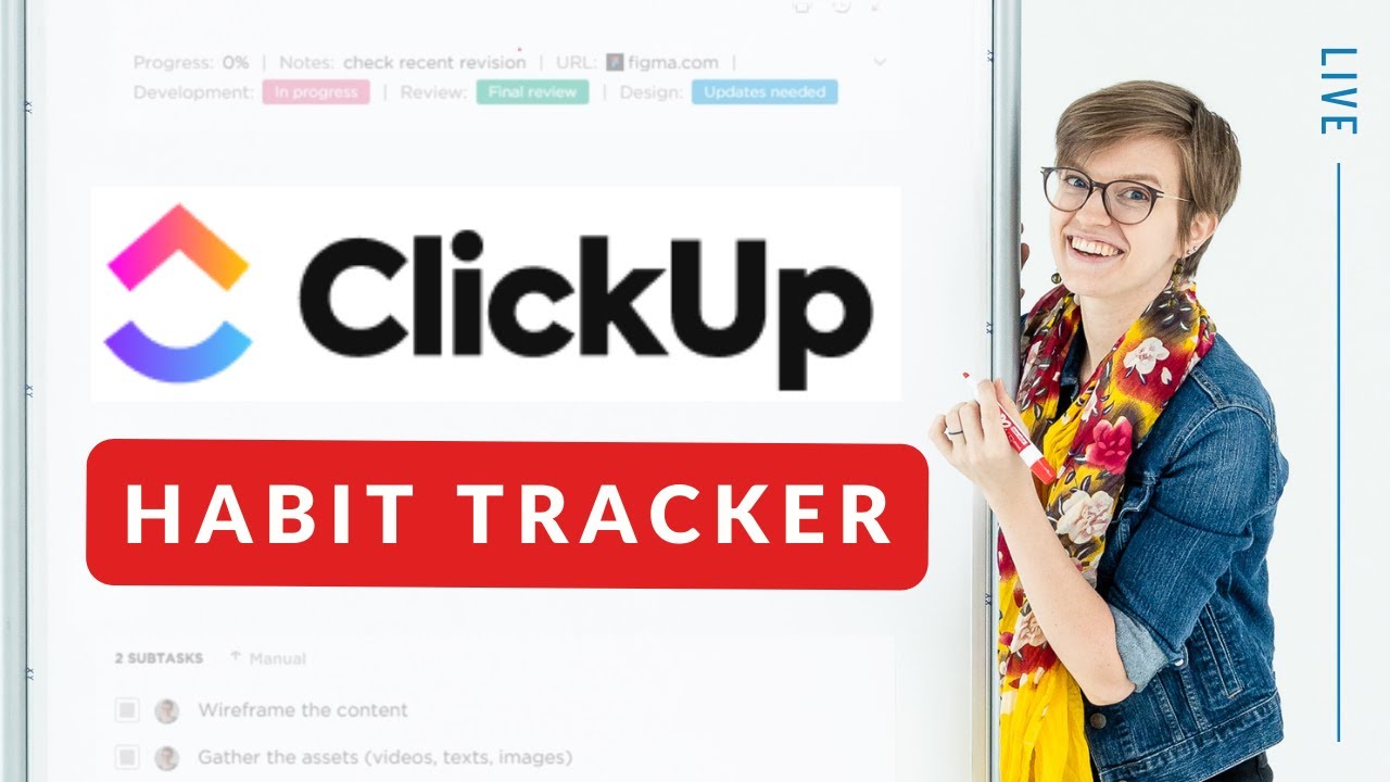 ClickUp Structure for a Personal Use: Habit or Workout Tracking