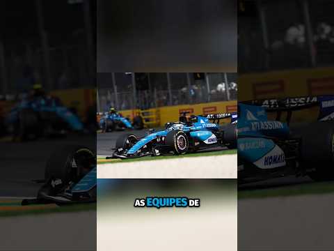 Williams Tem a Queda Mais Acentuada do Meio de Pelotão #f1 #formula1 #shorts