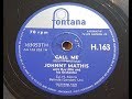 Johnny Mathis 'Call Me' 1958 78 rpm