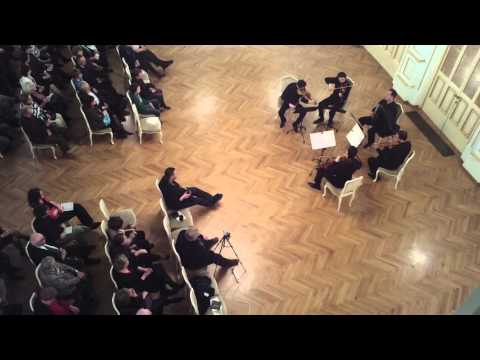 Astor Piazzolla: Five Tango Sensations: Asleep (Feguš Quartet and Borut Zagoranski)