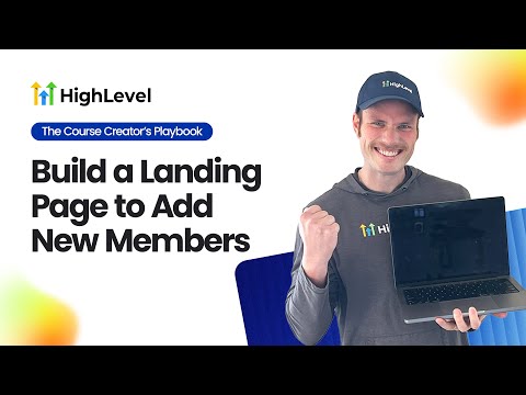 Build a Landing Page to Add New Members