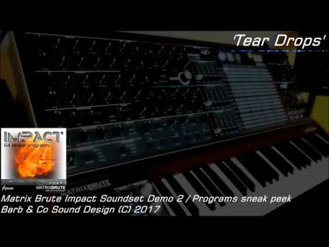 MatrixBrute Impact Soundset Programs Sneak Peek