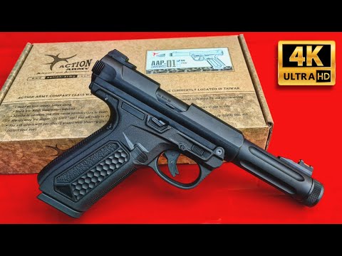 AAP-01 AIRSOFT UNBOXING AND FIELD TEST 4K