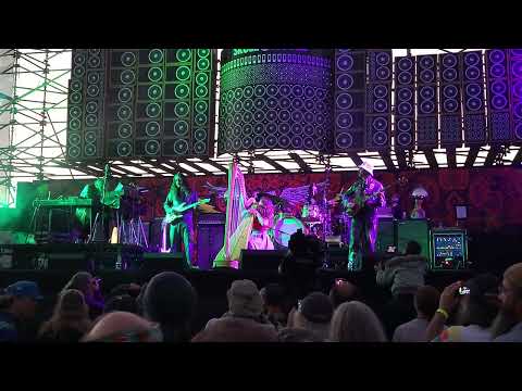 Skull and Roses Festival, Ventura, 4-9-22, Circles Around the Sun, Language w/ Mikaela Davis on Harp