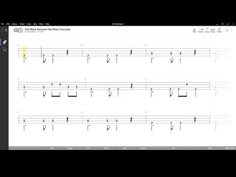 The More You Live The More You Love ( Flock Of Seagulls ),Tab e base Senza Basso-Backing bass track