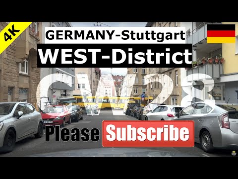 4K Germany STUTTGART / WEST-District / July CW28 …relax and chill