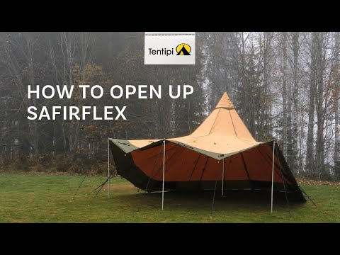 How to open up Tentipi Safirflex