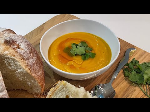 Pumpkin Soup | Sopa de Calabaza - 100% Vegetable Based - No Cream #vegan