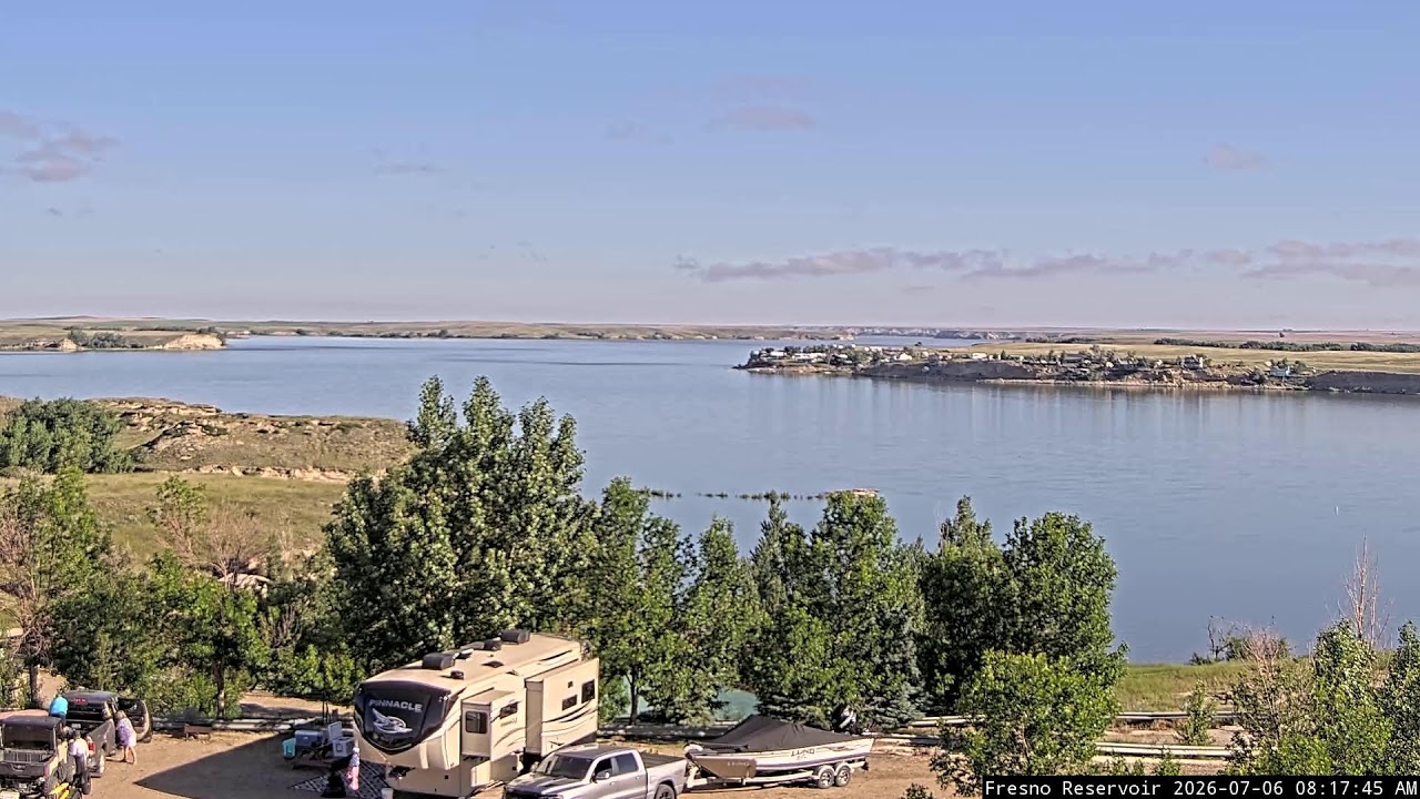 Live webcam view of Embalse Fresno junto al agua