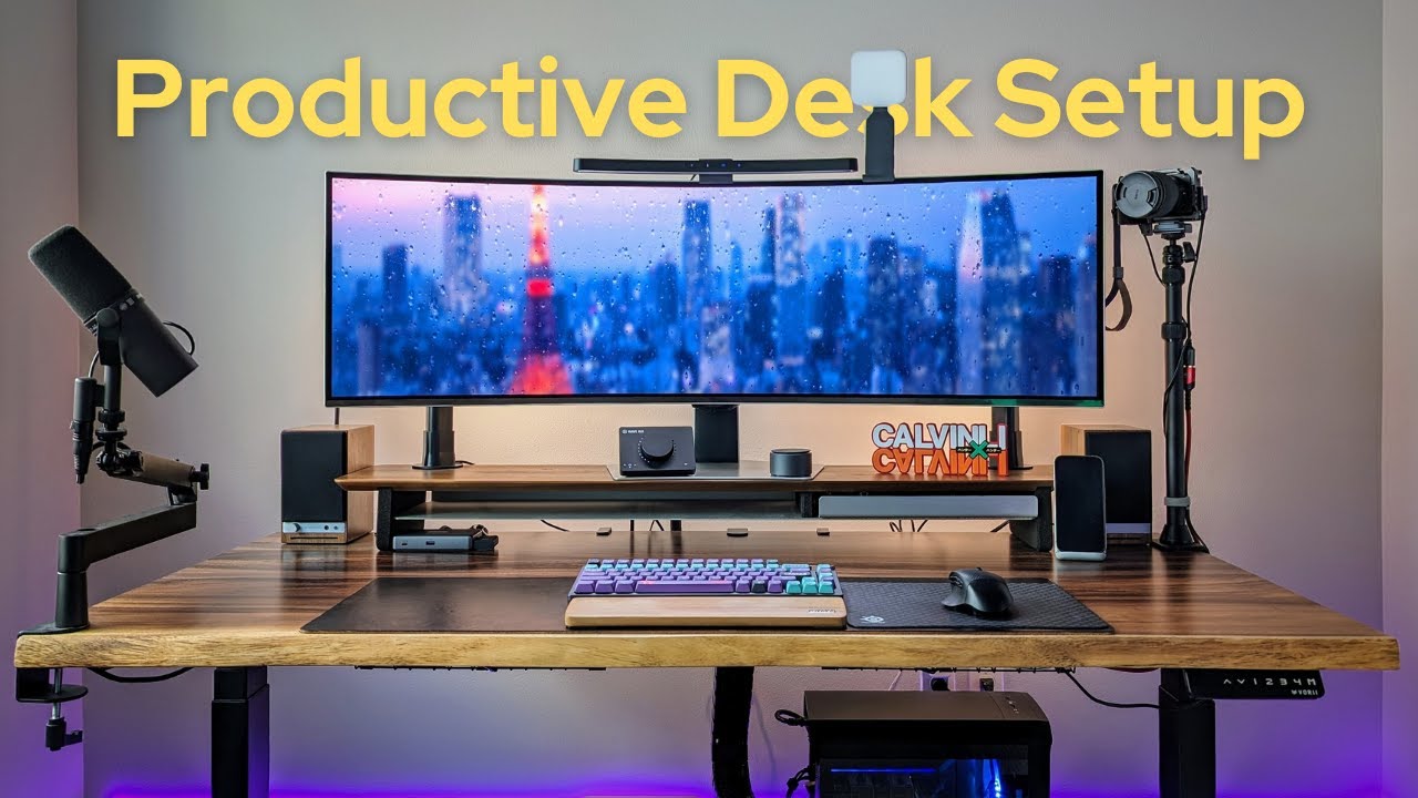 Clean & Productive Desk Setup for a Software Engineer