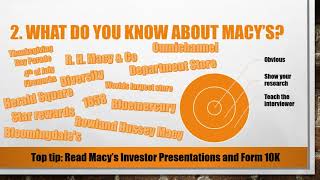 Top 5 Most Common Macy's Department Stores Interview Questions and Answers