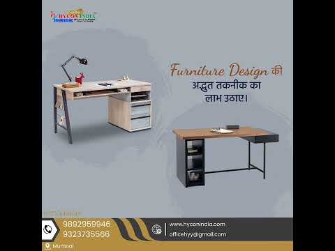 Metal Steel Office Table, With Storage, Grey