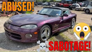 ABUSED SUPERCAR DODGE VIPER NO START DIAGNOSIS (CRAZY!)