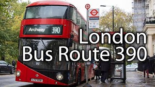 London - Bus Route 390 in hyper-lapse