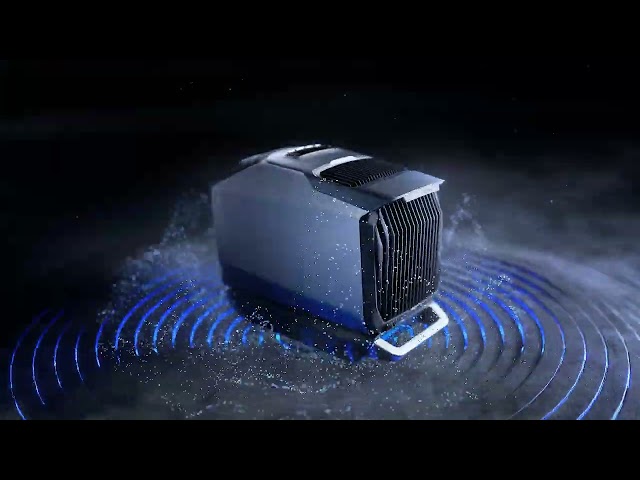 EcoFlow Wave 2 Aire Acondicionado Portátil Inalámbrico con Bomba de Calor 5100 BTU/h WiFi/Bluetooth video