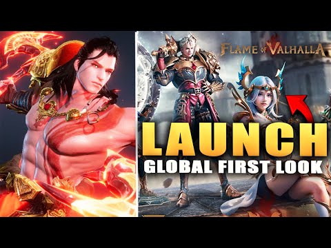 FLAME OF VALHALLA GLOBAL LAUNCH!!! (first look gameplay!) - YouTube