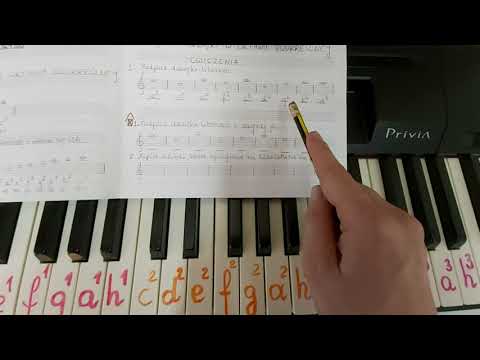 Kl  I KS  Lekcja 4 Dźwięki w oktawie dwukreślnej - ćwiczenia