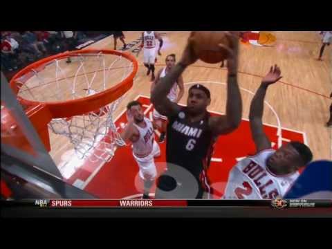 Nate Robinson GIGANTE toco em Lebron James!