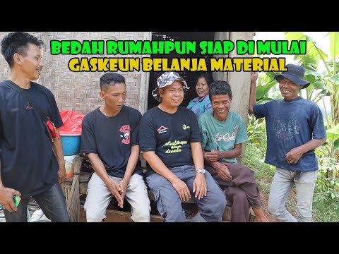 Bedah Rumah Bah Oleh Pun Siap Di Mulai. Pengukuran Dan Belanja Bahan Bangunan.