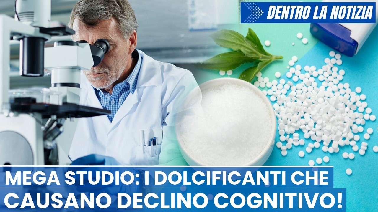 MEGA studio: i dolcificanti che causano declino cognitivo!
