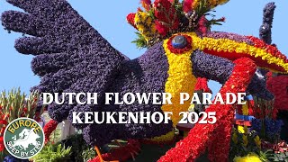🇳🇱 Dutch Flower Parade ❤️ April 12, 2025 KEUKENHOF 📸 #netherlands #flowerparade