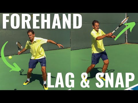 Tennis Forehand Wrist Lag And Snap
