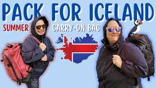 What We Pack For Our Summer Trip To ICELAND! CARRY-ON BAG ONLY | Camper-Van Trip