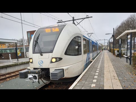 Arriva GTW 10525 Reinier Paping Als RE20 naar Station Zwolle