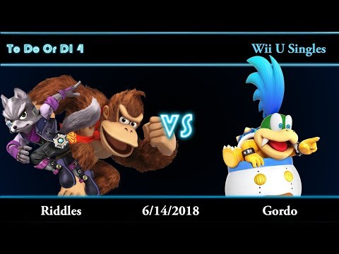 TDODI 4 - Riddles (Donkey Kong, Fox) vs Gordo (Bowser Jr.)