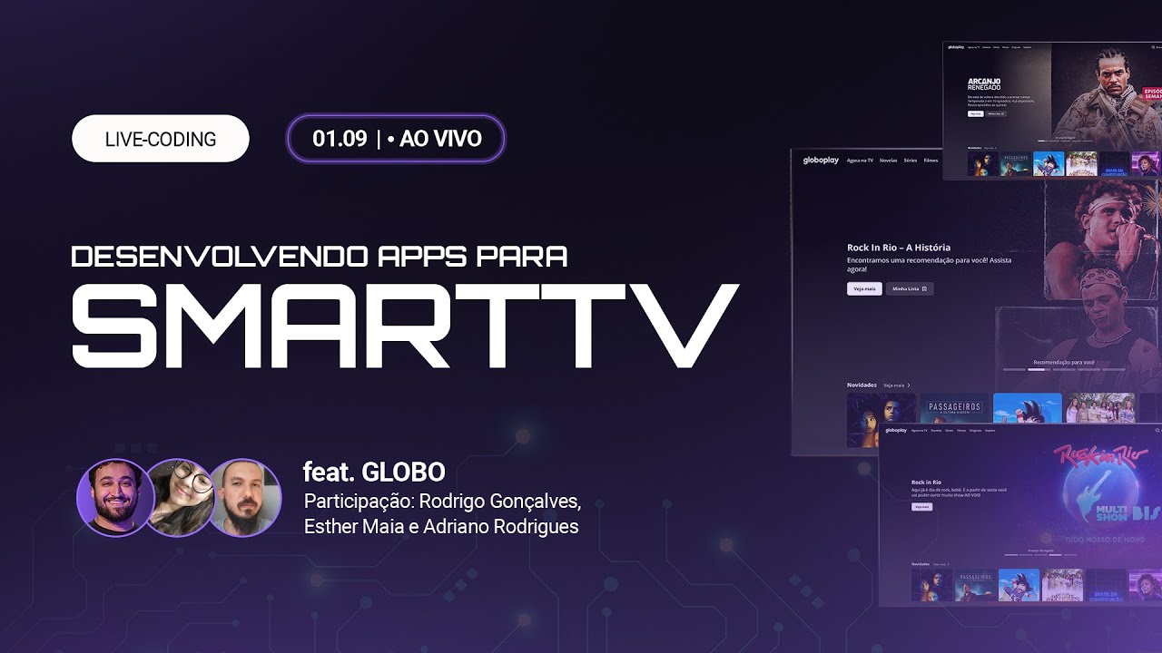 Desenvolvendo apps para SMARTTV | Live Coding c/ Globo