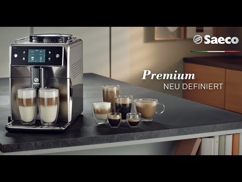 Premium Kaffeevollautomat Saeco Xelsis: 15 Kaffeespezialitäten, einfach individualisierbar
