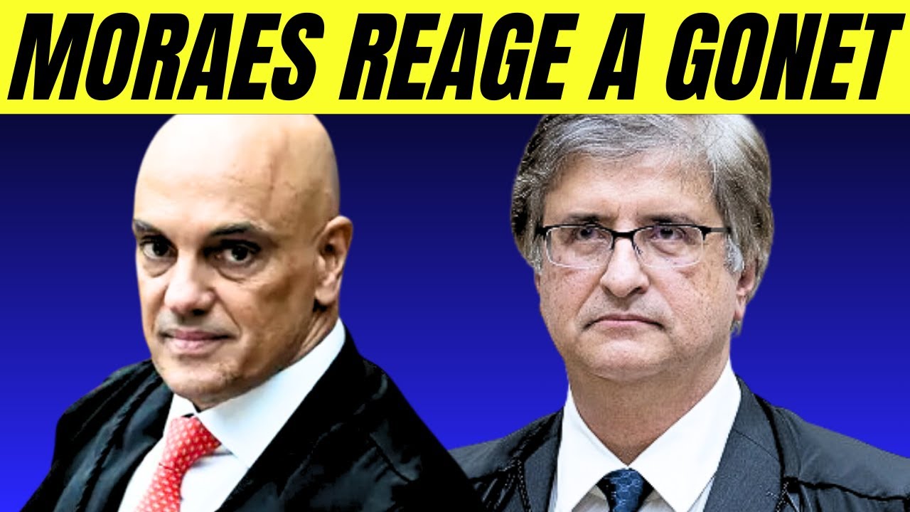 ALEXANDRE DE MORAES REAGINDO A PAULO O GONET!