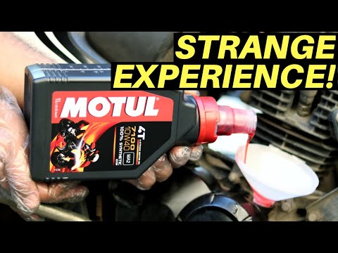 MOTUL 7100 STRANGE EXPERIENCE WITH SYNTHETIC OIL IN 100cc BIKE MOBIL 1 RACING MOTUL 7100 DREAM YUGA