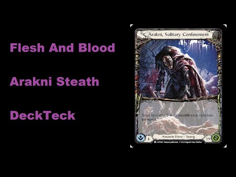 Flesh And Blood Arakni, Solitary Confinement DeckTeck