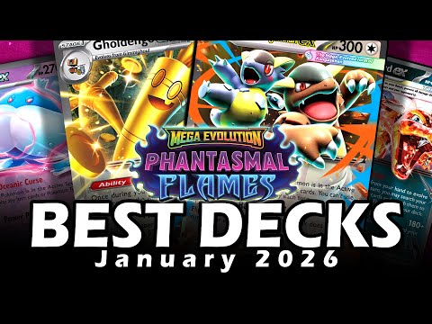 Top 10 Meta Decks in Pokémon TCG January 2026