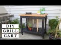 DIY Grill Cart How To Build An Outdoor Grill Cart