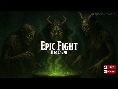Epic Fight: Hag Coven Ravenloft | D&D/TTRPG Battle/Combat/Fight Music | 1 Hour | Copyright free
