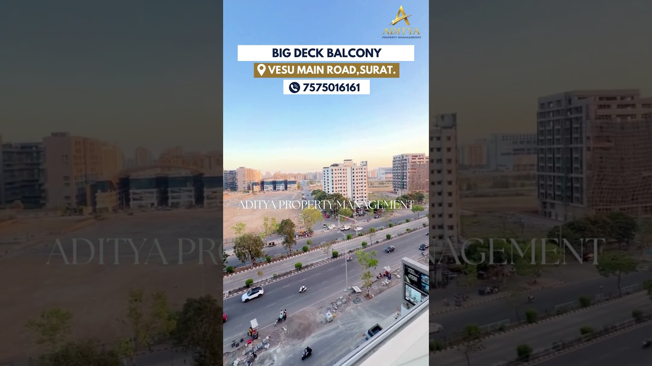 Premium Deck Office For Rent on Vesu Main Road, Surat. in Vesu, Surat — photo 1 of 5