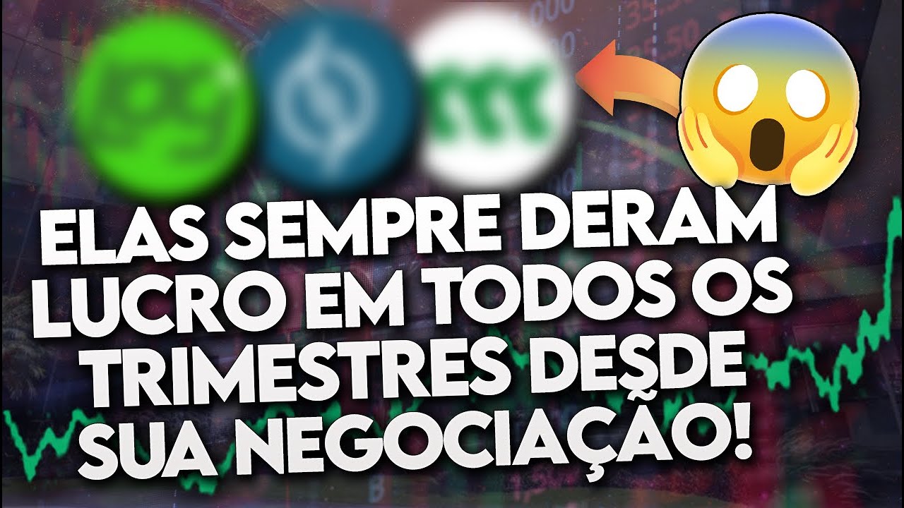 5 AÇÕES que NUNCA DERAM PREJUÍZO! (Empresas POUCO CONHECIDAS que SEMPRE LUCRARAM!) - TOP 5