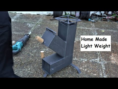πατέντα ξυλόφουρνος για κάμπινγκ Rocket Stove (και δοκιμή)